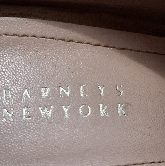 Barneys New York Tan Slip On Mules Size 6 (35.5) - Picture 6 of 11
